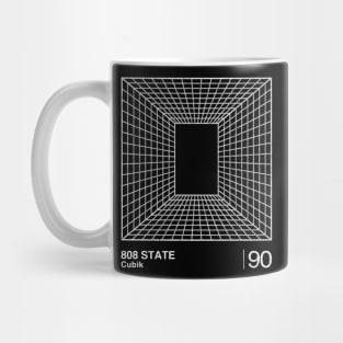 Cubik / 808 State / Minimalist Graphic Artwork Design Mug